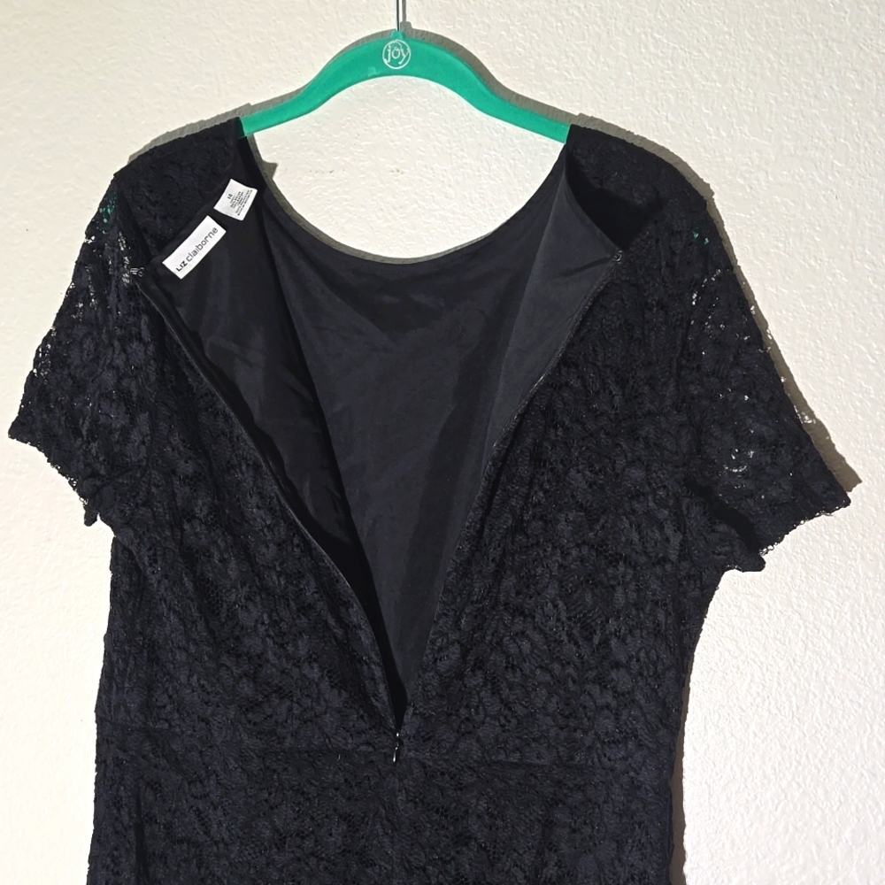 Liz Claiborne Lace Sheath Dress Size 14 - Picture 4 of 8